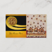 HONEY BIE, BEEKEEPING, BEEKEEPER APIARIST VISITENKARTE (Rückseite)