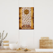 HONEY BIE, BEEKEEPING, BEEKEEPER PARKPLATZ POSTER (Küche)
