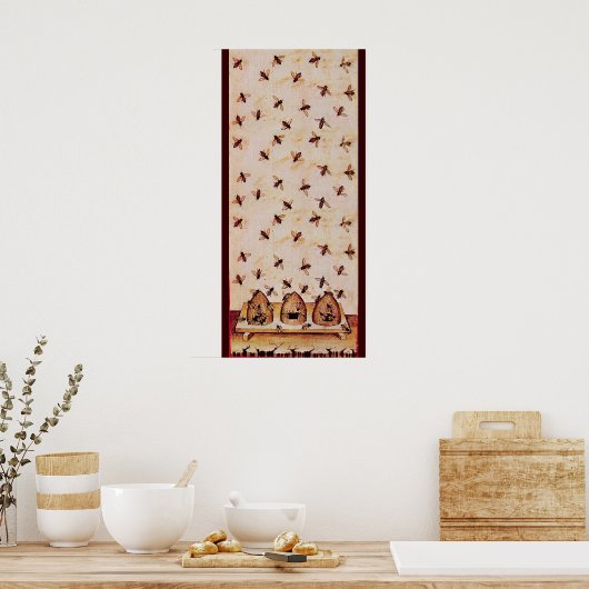 HONEY BIE, BEEKEEPING, BEEKEEPER POSTER (Küche)