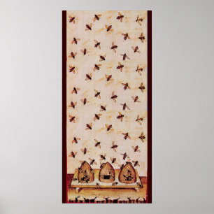 HONEY BIE, BEEKEEPING, BEEKEEPER POSTER