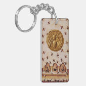 HONEY BIE, BEEKEEPING, BEEKEEPER SCHLÜSSELANHÄNGER (Vorderseite links)