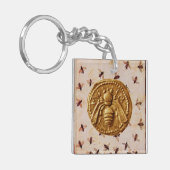 HONEY BIE, BEEKEEPING, BEEKEEPER SCHLÜSSELANHÄNGER (Vorderseite links)