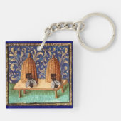 HONEY BIE, BEEKEEPING, BEEKEEPER SCHLÜSSELANHÄNGER (Rückseite)