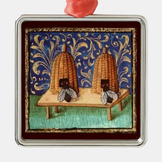 HONEY BIE, BEEKEPER BEEKEEPING APIARIST ORNAMENT AUS METALL (Vorne)