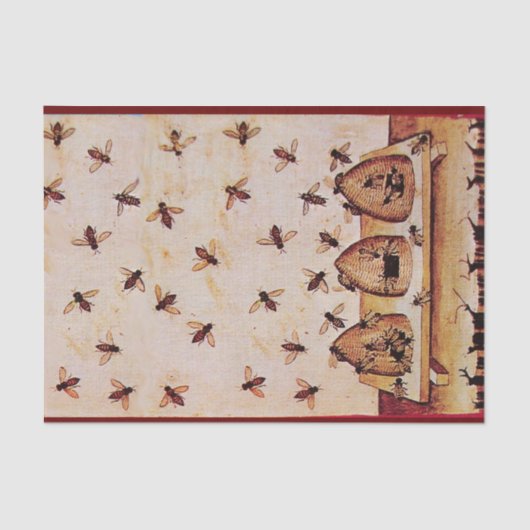 HONEY BIE BIENS, RÜCKHALTEN, RINDFLEISCH SEIDENPAPIER (Vorderseite)