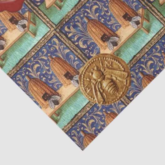 HONEY BIE COIN BEEVENES, BLENKEEPING, BEEKEEPER SEIDENPAPIER (Detail)