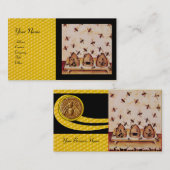 HONEY BIE NENNT, RÜCKEN, RINGEN VISITENKARTE (Vorne/Hinten)