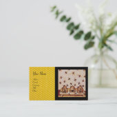 HONEY BIE NENNT, RÜCKEN, RINGEN VISITENKARTE (Stehend Vorderseite)