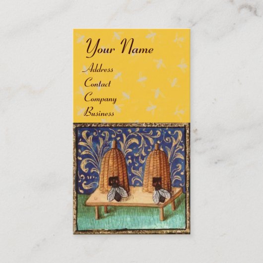 HONEY BIE, RINKEN, RINDFLEISCHMONOGRAMM VISITENKARTE (Vorderseite)