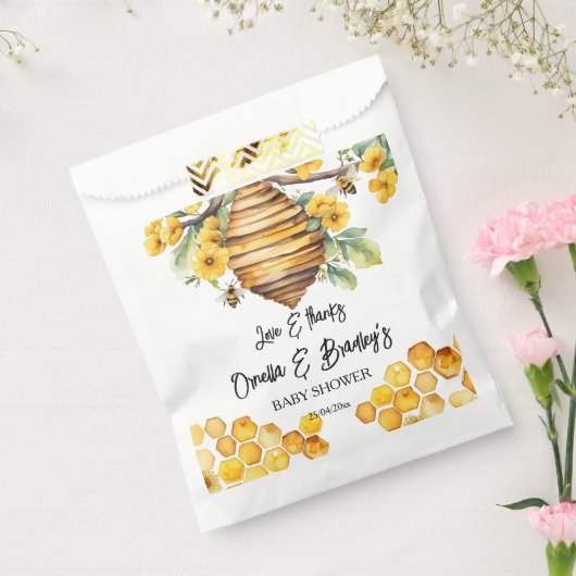 Honey Biene Baby Dusche danke Ihnen für Vorlage Geschenktütchen (Versiegelt)