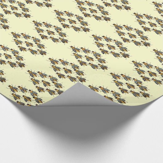 HONEY BIES, BEEKEEPER GESCHENKPAPIER (Ecke)