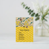 HONEY BIES, BEKANNTE KOMBEN, FRÜHSTÜCKSBLUMEN VISITENKARTE (Stehend Vorderseite)