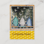 HONEY BIES, BIE BIENS, mittelalterliche Imkerei Mi Visitenkarte (Rückseite)