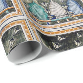 HONEY BIES, BIENEN, MEDIEVAL BEEKEEPER GESCHENKPAPIER (Rolleneckpunkt)