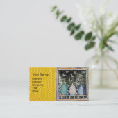 HONEY BIES, BIENENS, RINDFLEISCH, RINDFLEISCH, RIN VISITENKARTE (Stehend Vorderseite)