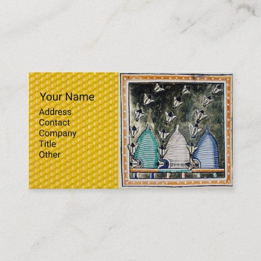 HONEY BIES, BIENENS, RINDFLEISCH, RINDFLEISCH, RIN VISITENKARTE (Vorderseite)