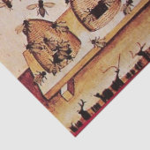 HONEY BIES BIENTET SICH, RINKEN, RINDFLEISCHWACHS SEIDENPAPIER (Detail)