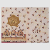 HONEY BIES BIENTET SICH, RINKEN, RINDFLEISCHWACHS SEIDENPAPIER (Vorderseite)