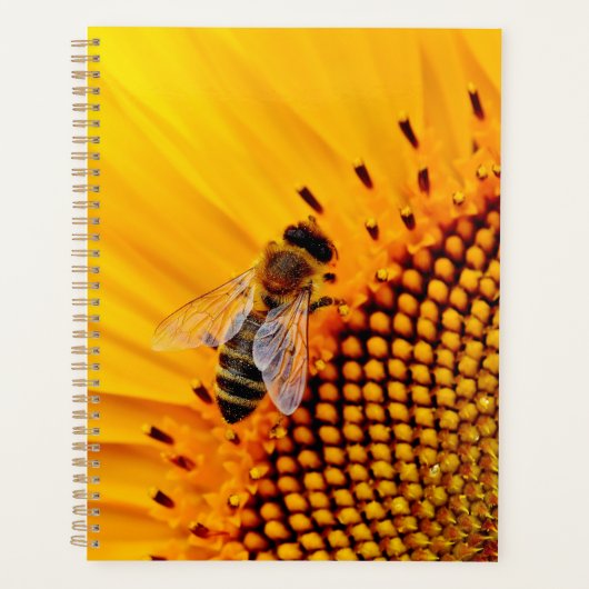 HONEY BIES (SONNENBLUME) NOTEBOOK PLANER (Vorderseite)