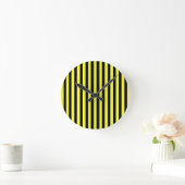 Honey Black Runde Wanduhr (Zuhause)