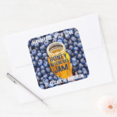 Honey & Blueberry Jam Square Sticker (Umschlag)