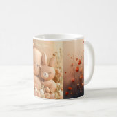 Honey Bonny Baby Mug – Baby Bear & Bunny Kaffeetasse (VorderseiteRechts)