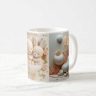 Honey Bonny Baby-Tasse – Babybär & Häschen Kaffeetasse