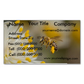 Honey Bumble Bee Business Magnetische Visitenkarte (Vorderseite)