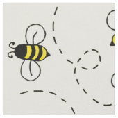 Honey Bumble Bee Sunny Yellow Nature Stoff (Nahaufnahme)