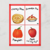 Honey Bun Inspirational Postcard Postkarte (Vorderseite)