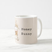 Honey Bunny Flowers Kaffeetasse (VorderseiteRechts)