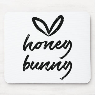 Honey Bunny Herz Süßes Ostern Paar Hund Ehefrau Mi Mousepad