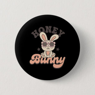 Honey Bunny Kleinkind Retro Osterkids Button