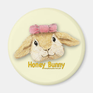 Honey Bunny liebt Lächeln Magnet