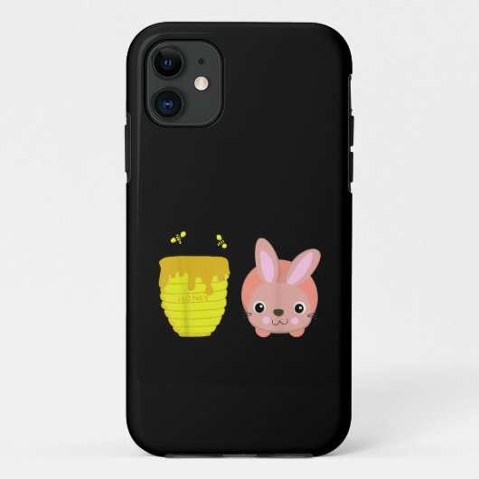 Honey Bunny Niedlich & Funny Rabbit Tierliebhaber Case-Mate iPhone Hülle (Rückseite)
