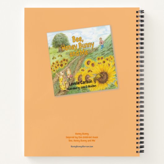 Honey Bunny Notebook Notizblock (Rückseite)