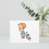 Honey Bunny Postkarte (Stehend Vorderseite)