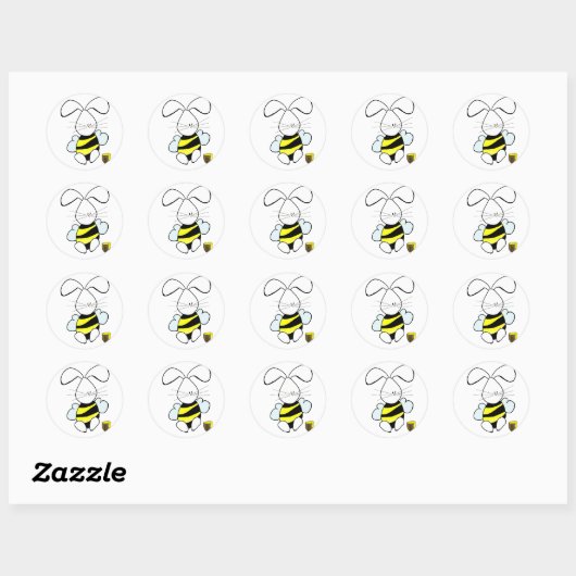 Honey Bunny Stickers (Blatt)