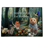 Honey Bunny und Boo Bear Große Geschenktüte (Vorderseite)