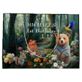 Honey Bunny und Boo Bear Große Geschenktüte (Rückseite)