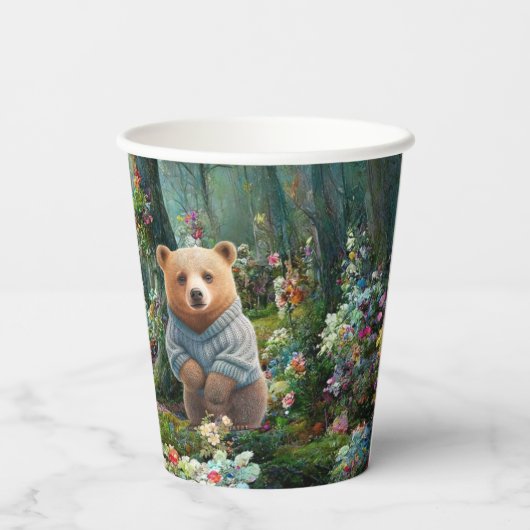 Honey Bunny und Boo Bear Pappbecher (Rückseite)