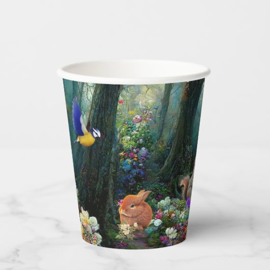 Honey Bunny und Boo Bear Pappbecher (Vorderseite)