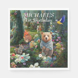 Honey Bunny und Boo Bear Serviette