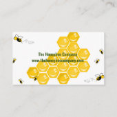 Honey Business Card Visitenkarte (Rückseite)