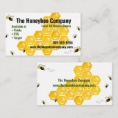 Honey Business Card Visitenkarte (Vorne/Hinten)