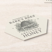 Honey Business Hexagon Candle Untersetzer Ivory Sk (angewinkelt)