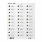 Honey Business Return Address Label (Vorne)