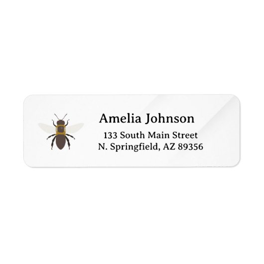 Honey Business  Return Address Label (Vorne)