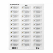 Honey Business Return Address Label (Vorne)