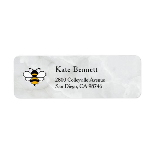 Honey Business  Return Address Label (Vorne)